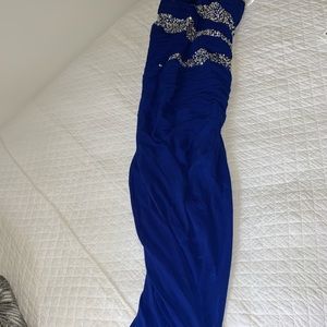 ROYAL BLUE GOWN